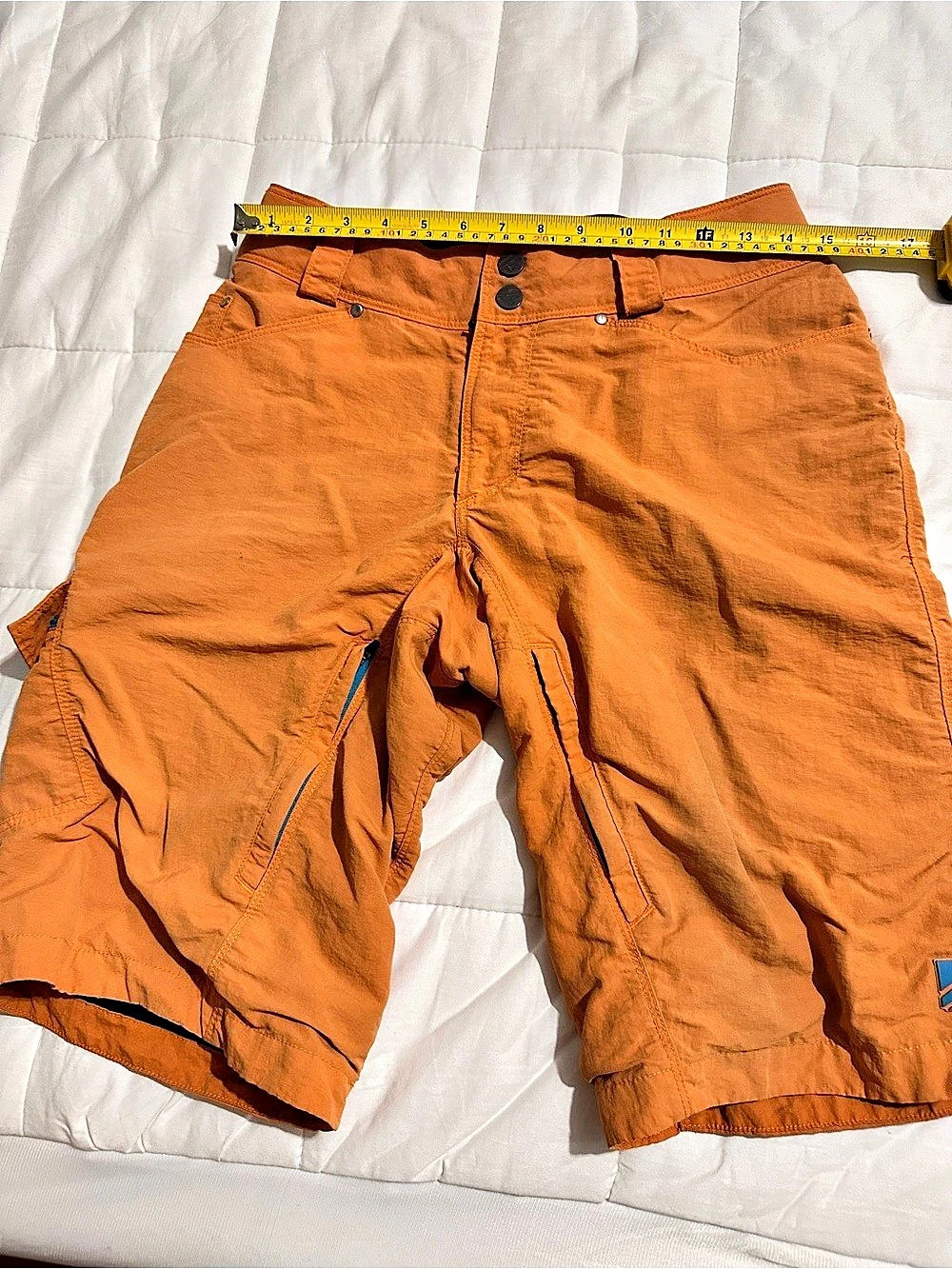 Tech Mountain Bike / Trail Shorts Rust Orange Size 30